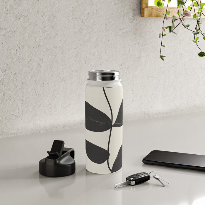 minimal plant Water Bottle Gallery Image 4
