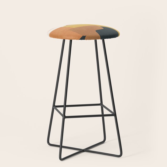 Modern Abstract Art 148 Stool Gallery Image 1