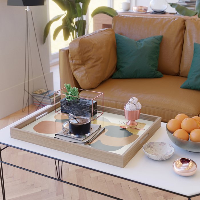 Modern Abstract Art 148 Serving Tray Gallery Image 2