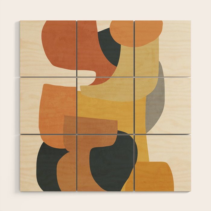 Modern Abstract Art 148 Wood Wall Art Gallery Image 1