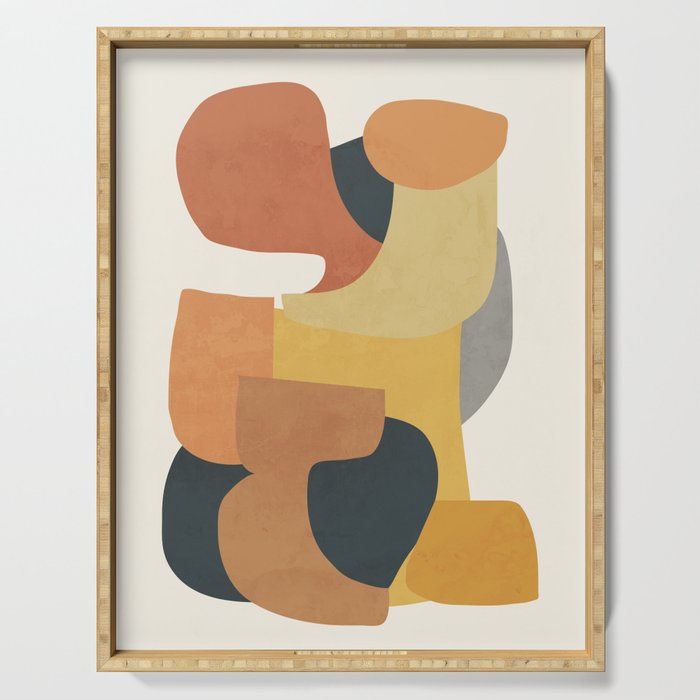 Modern Abstract Art 148 Serving Tray Gallery Image 1