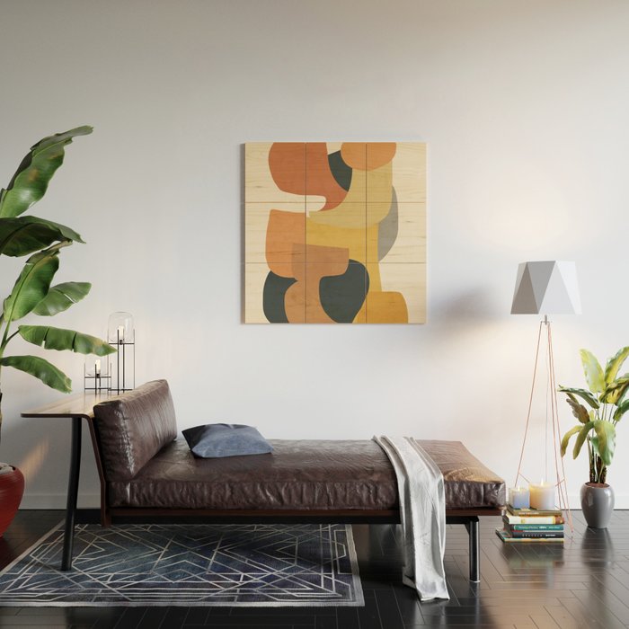 Modern Abstract Art 148 Wood Wall Art Gallery Image 2
