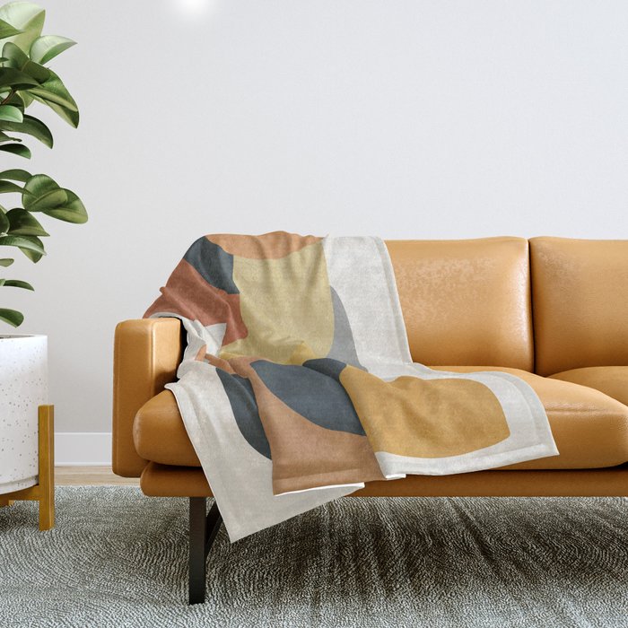 Modern Abstract Art 148 Throw Blanket Gallery Image 1