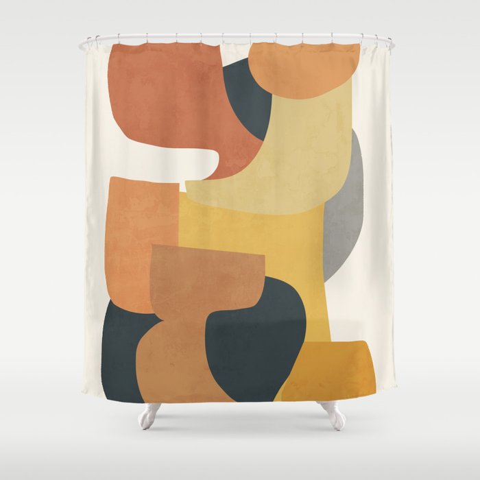 Modern Abstract Art 148 Shower Curtain Gallery Image 1