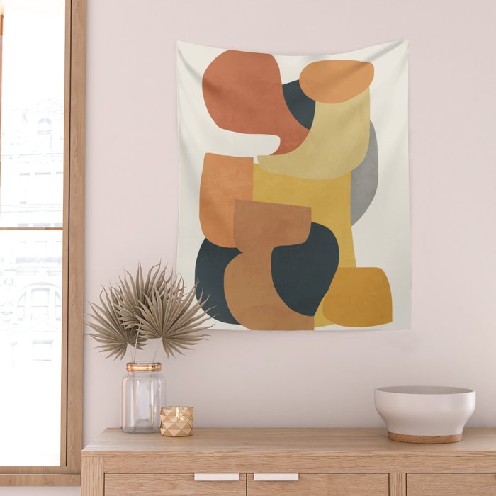Modern Abstract Art 148 Wall Tapestry Gallery Image 2