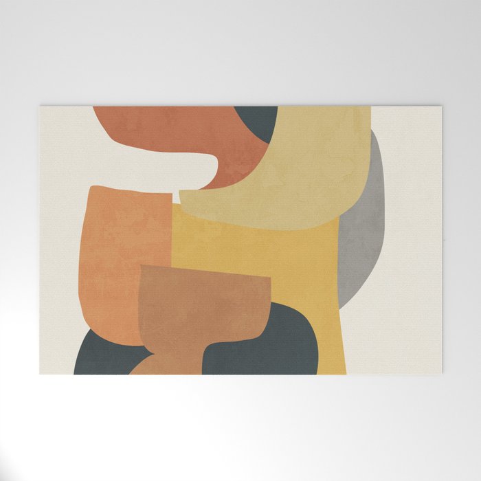 Modern Abstract Art 148 Welcome Mat Gallery Image 1