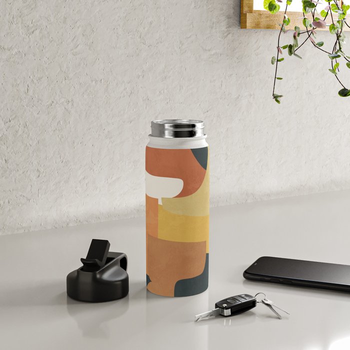 Modern Abstract Art 148 Water Bottle Gallery Image 4