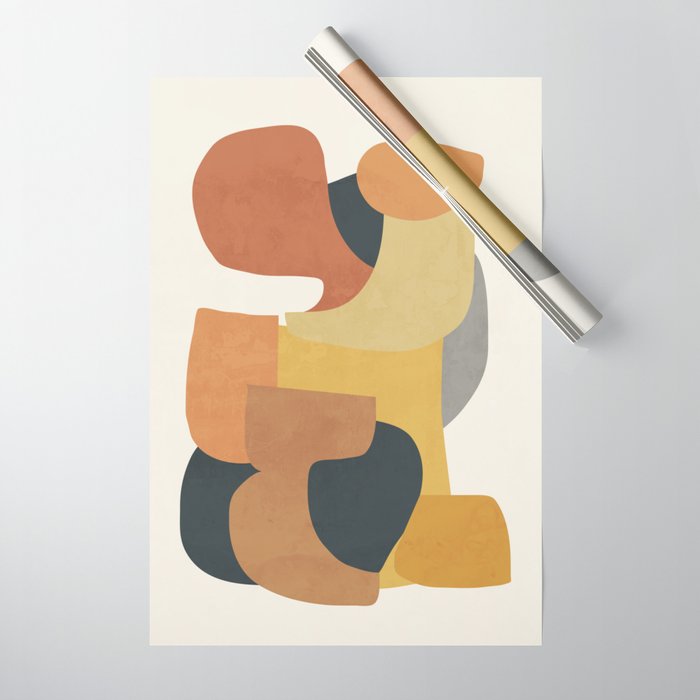 Modern Abstract Art 148 Wrapping Paper Gallery Image 1