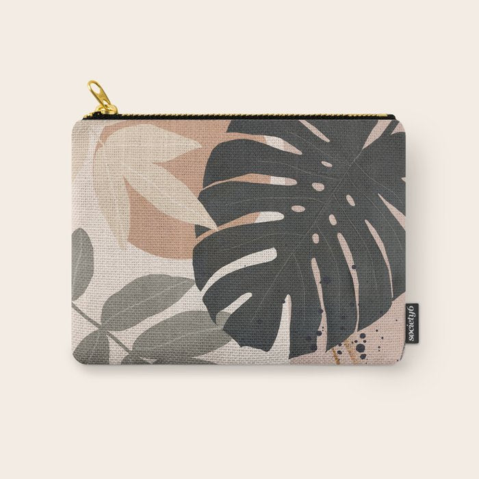 Abstract Tropical Art X Carry All Pouch Gallery Image 1