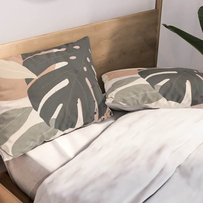Abstract Tropical Art X Pillow Sham Gallery Image 2