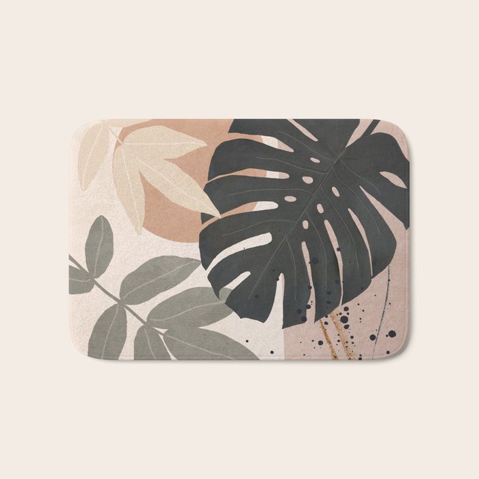 Abstract Tropical Art X Bath Mat Gallery Image 1