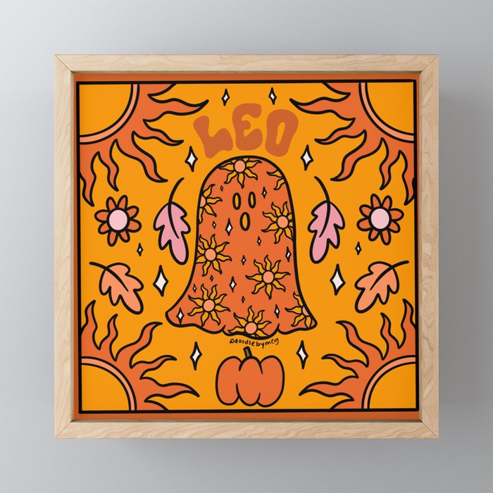 Leo Ghost Mini Art Print Gallery Image 1