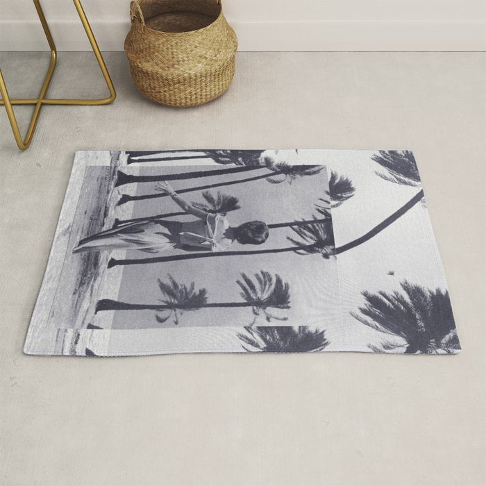 Tropical Storm in Purple Rug Gallery Image 1