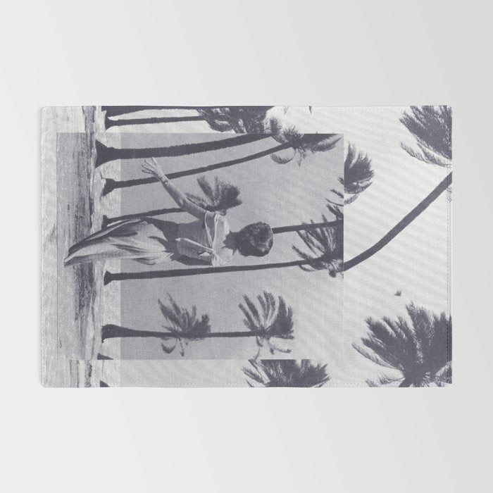 Tropical Storm in Purple Rug Gallery Image 2