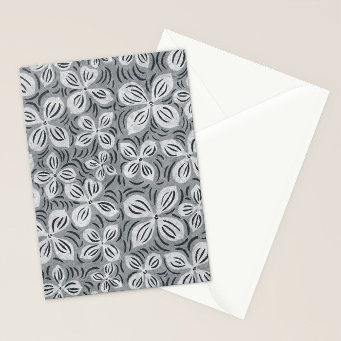 Dogwood Gray Stationery Card Gallery Image 2