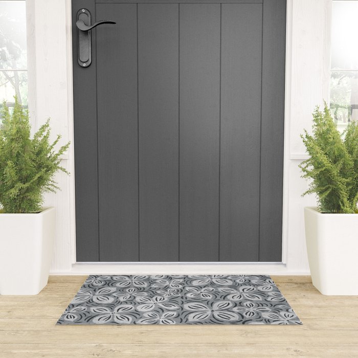Dogwood Gray Welcome Mat Gallery Image 3