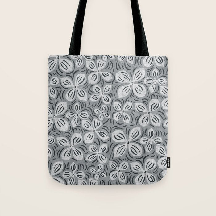 Dogwood Gray Tote Bag Gallery Image 1
