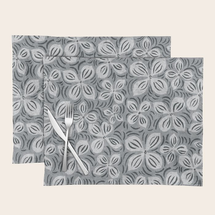 Dogwood Gray Placemat Gallery Image 1