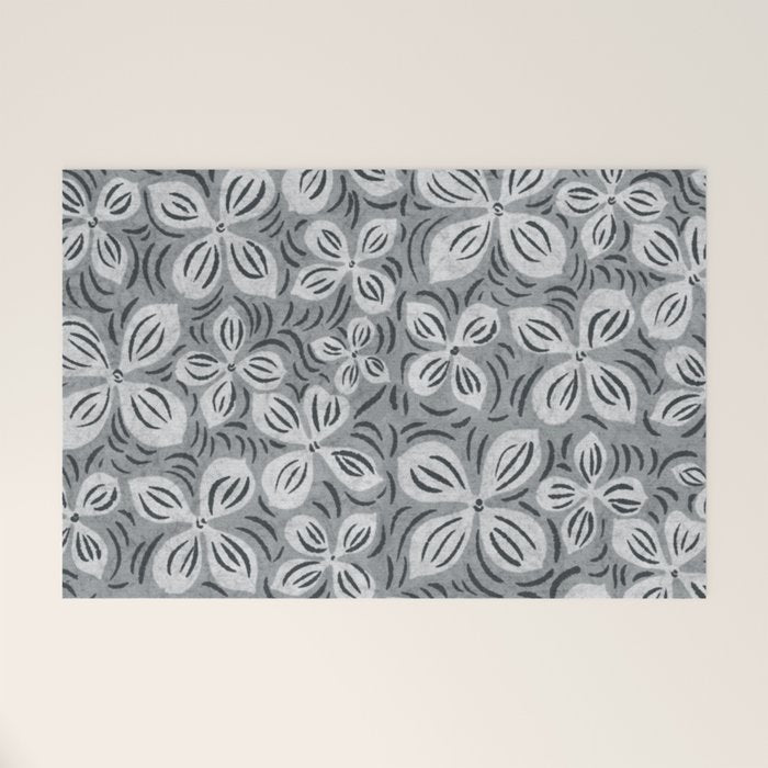 Dogwood Gray Welcome Mat Gallery Image 1