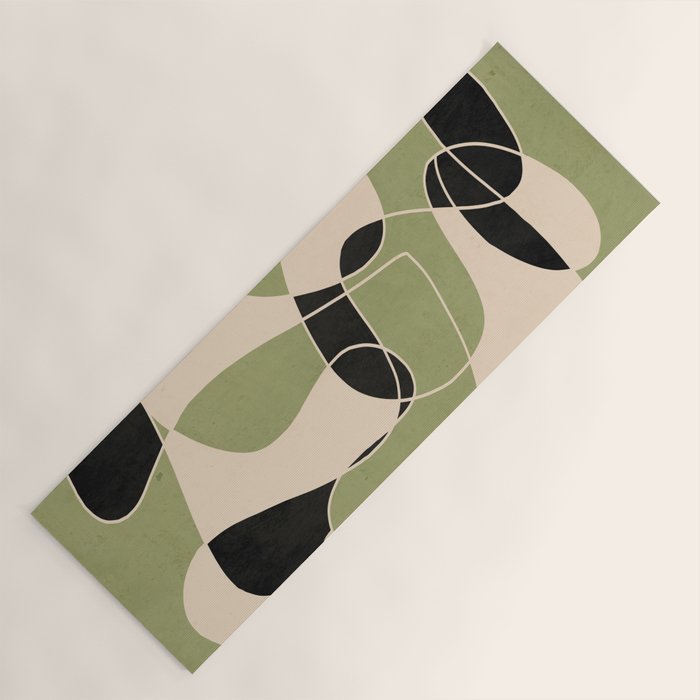 Modern Abstract Minimal Art 20 Yoga Mat Gallery Image 1