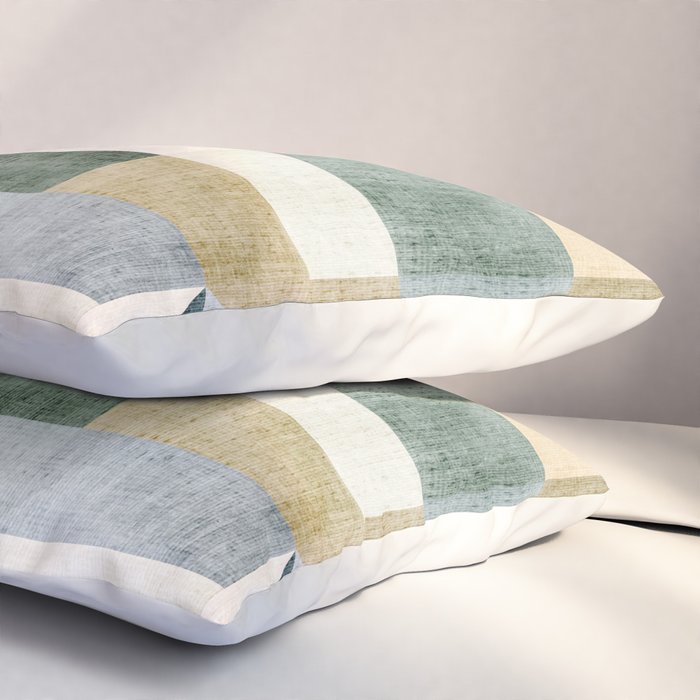 Geometric Abstract Unique Original Artwork Pillow Sham Gallery Image 3