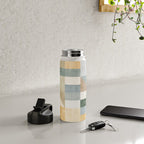 Geometric Abstract Unique Original Artwork Water Bottle Gallery Image 4