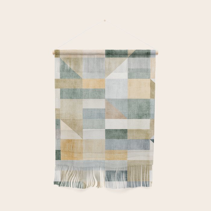 Geometric Abstract Unique Original Artwork Wall Hanging Gallery Image 1
