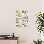 Geometric Abstract Unique Original Artwork Poster Gallery Image 2