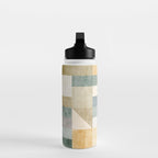 Geometric Abstract Unique Original Artwork Water Bottle Gallery Image 3