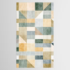 Geometric Abstract Unique Original Artwork Tablecloth Gallery Image 2