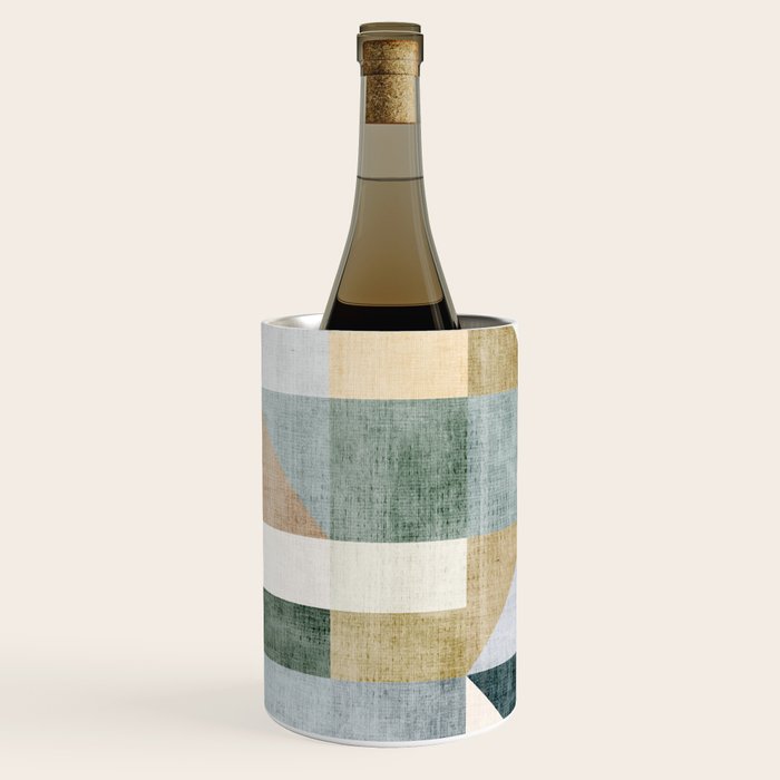 Geometric Abstract Unique Original Artwork Wine Chiller Gallery Image 3