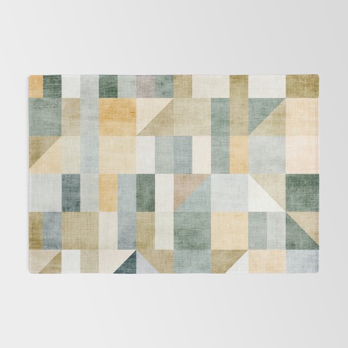 Geometric Abstract Unique Original Artwork Rug Gallery Image 2