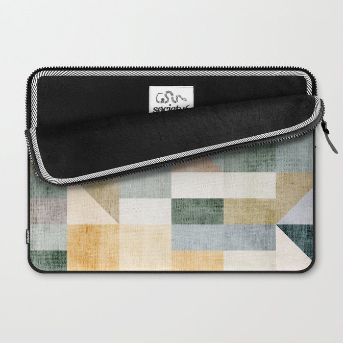 Geometric Abstract Unique Original Artwork Laptop Sleeve Gallery Image 2