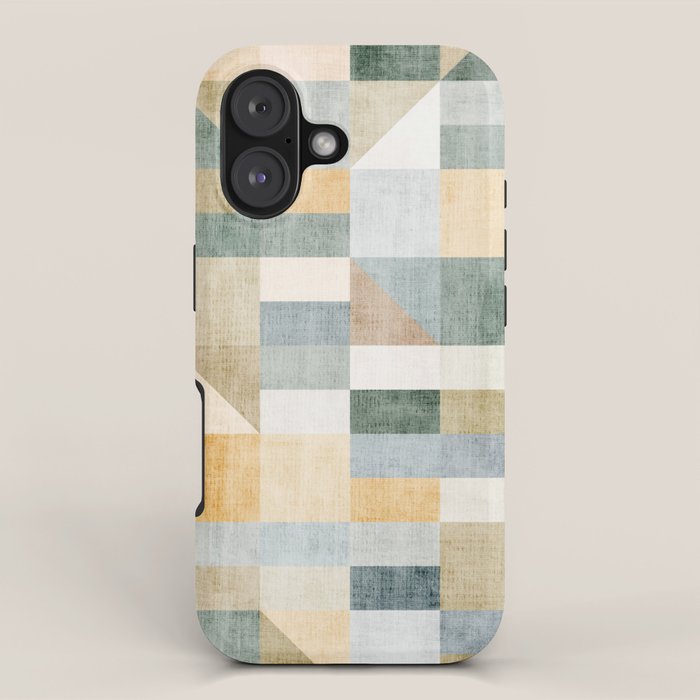 Geometric Abstract Unique Original Artwork iPhone Case Gallery Image 1