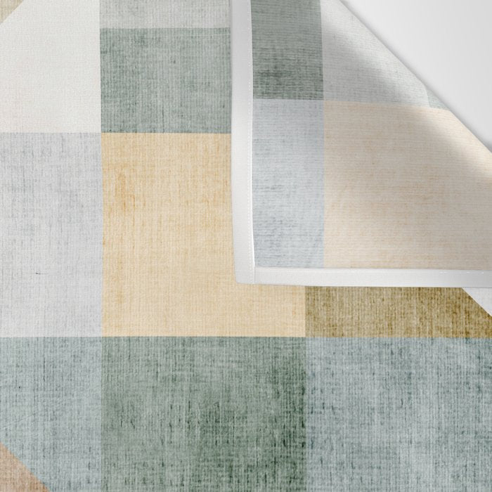 Geometric Abstract Unique Original Artwork Wall Tapestry Gallery Image 3