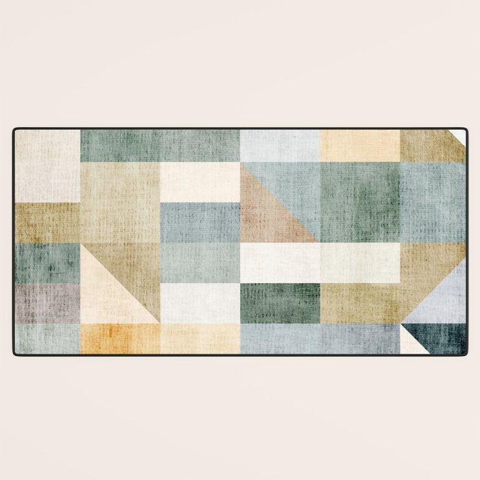 Geometric Abstract Unique Original Artwork Desk Mat Gallery Image 3