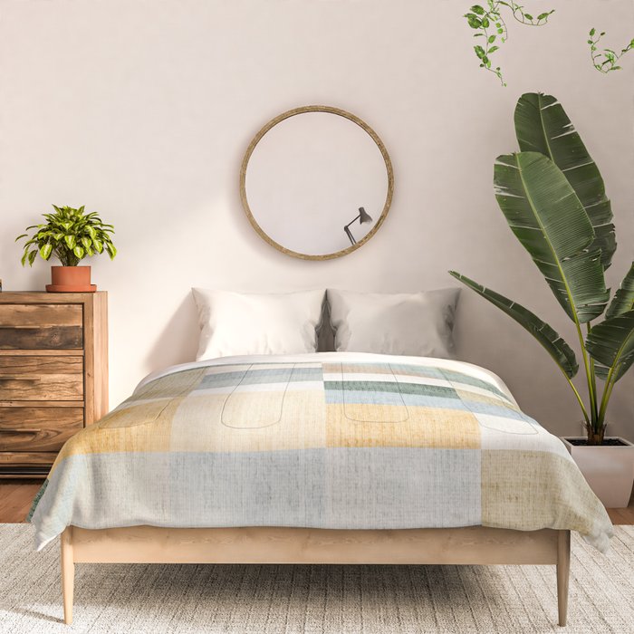 Geometric Abstract Unique Original Artwork Comforter Gallery Image 3