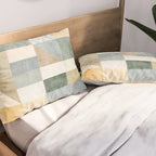 Geometric Abstract Unique Original Artwork Pillow Sham Gallery Image 2