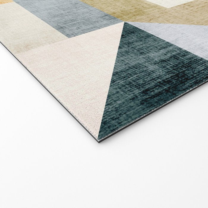 Geometric Abstract Unique Original Artwork Welcome Mat Gallery Image 2