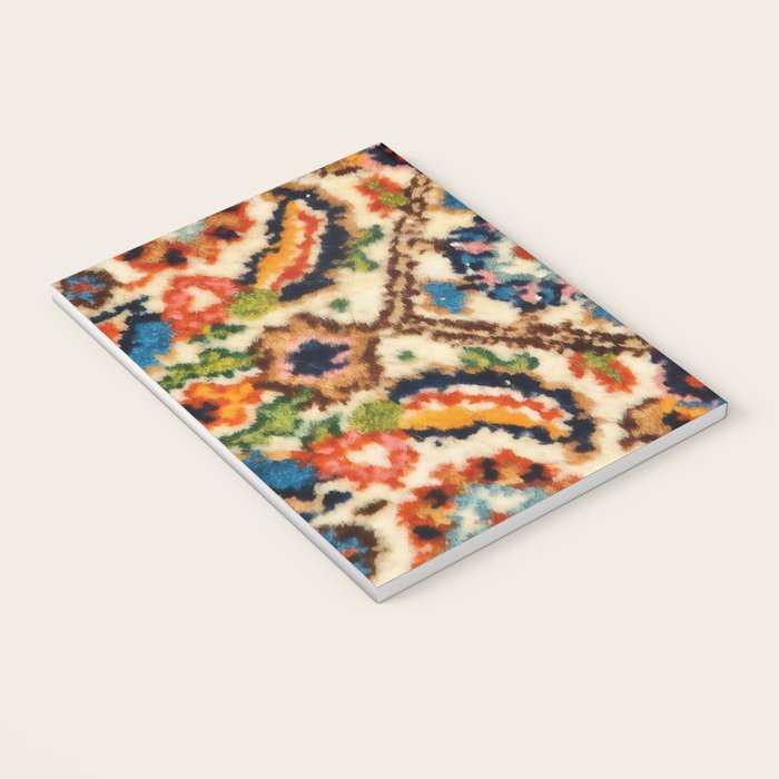 Birjand Vintage Persian Rug Print Notebook Gallery Image 3