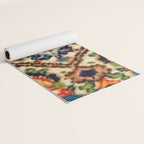 Birjand Vintage Persian Rug Print Yoga Mat Gallery Image 2