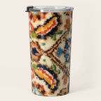 Birjand Vintage Persian Rug Print Travel Mug Gallery Image 3