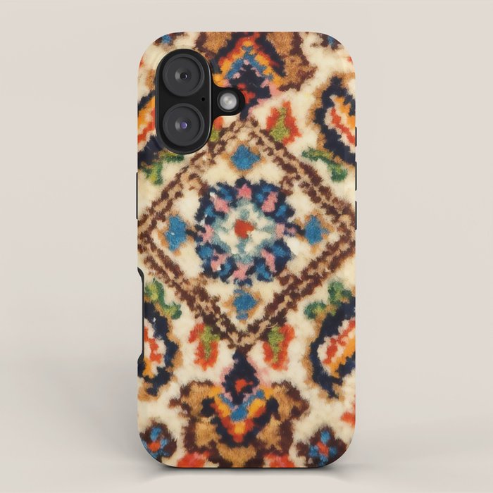 Birjand Vintage Persian Rug Print iPhone Case Gallery Image 1