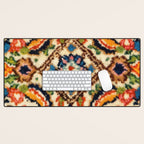 Birjand Vintage Persian Rug Print Desk Mat Gallery Image 1