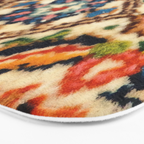Birjand Vintage Persian Rug Print Bath Mat Gallery Image 3