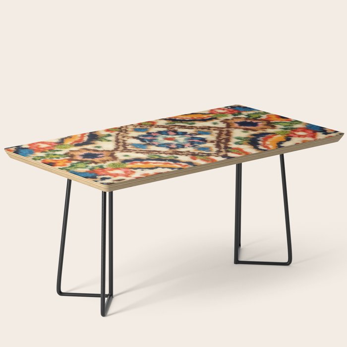 Birjand Vintage Persian Rug Print Coffee Table Gallery Image 1