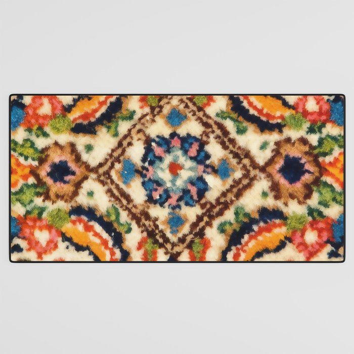 Birjand Vintage Persian Rug Print Desk Mat Gallery Image 3