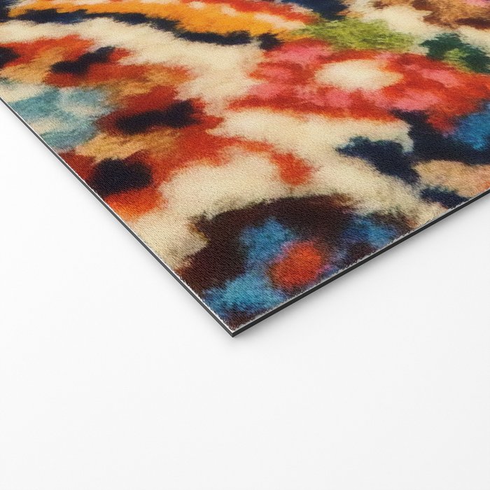 Birjand Vintage Persian Rug Print Welcome Mat Gallery Image 2