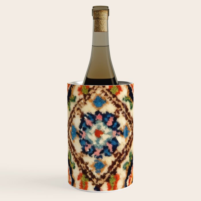 Birjand Vintage Persian Rug Print Wine Chiller Gallery Image 1
