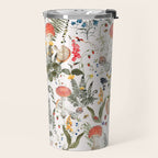 Watercolor Hand Drawn Mushroom Autumn Garden Travel Mug Gallery Image 2